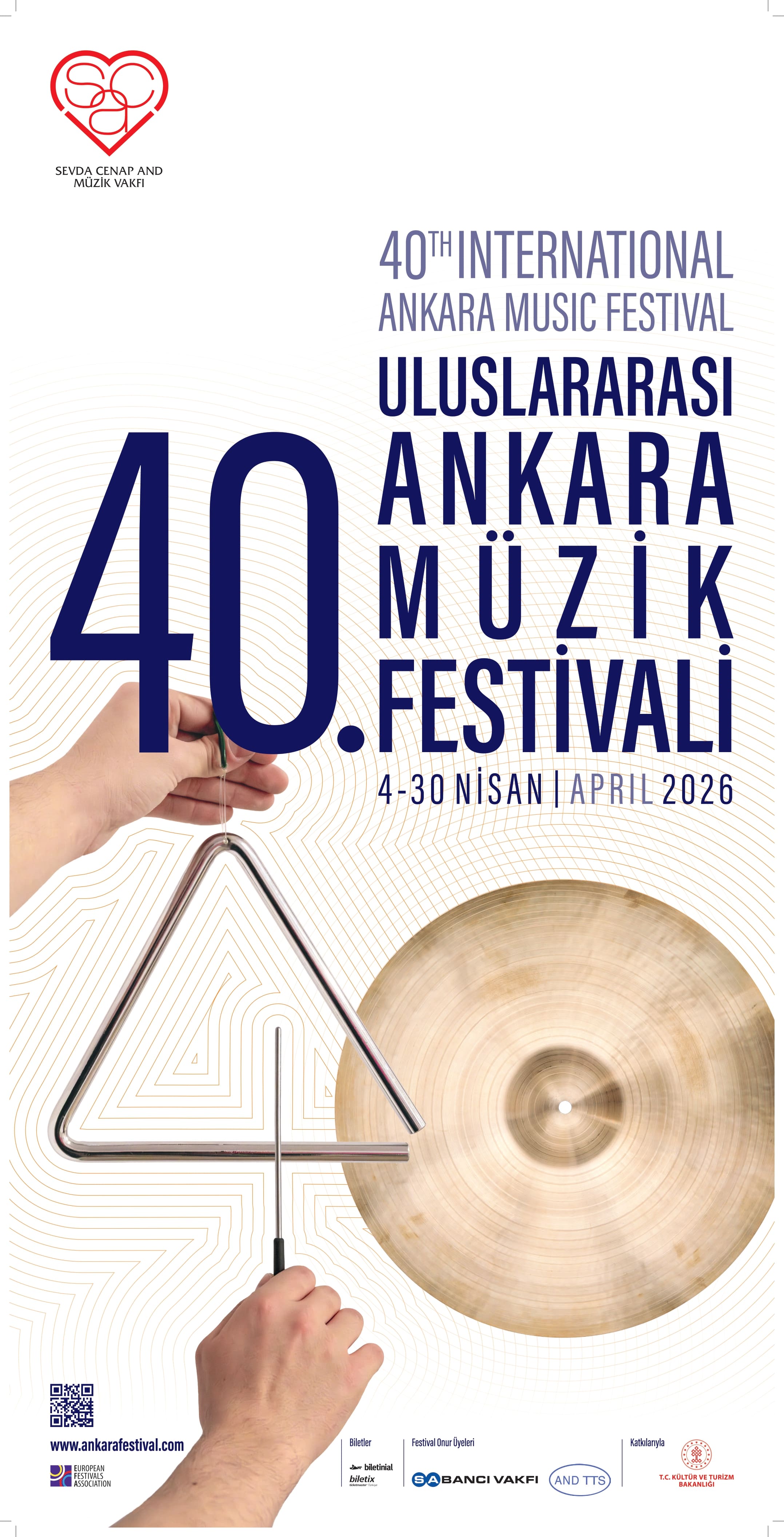 40. Uluslararası Ankara Müzik Festivali Afişi